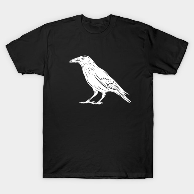 Beauty Raven T-Shirt by martinussumbaji